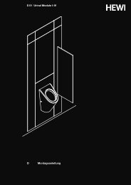 Montageanleitung D S 01 Urinal Module I-IV - HEWI