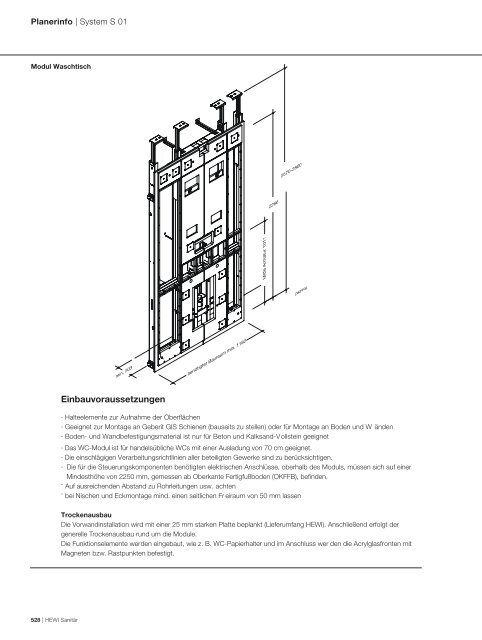 Planungshinweise - HEWI