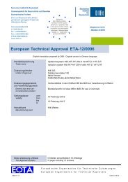 European Technical Approval ETA-12/0006 - Hilti