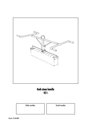 Manual Kerb Lifter