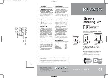 C20 - Electric Water Boiler - JW Hire & Sales Ltd