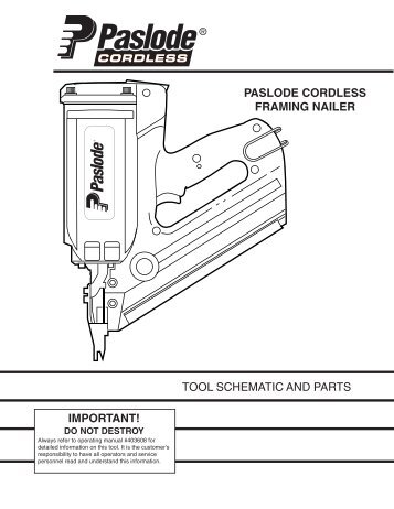 Paslode - IM350 - 1st Fix Cordless Nail Gun