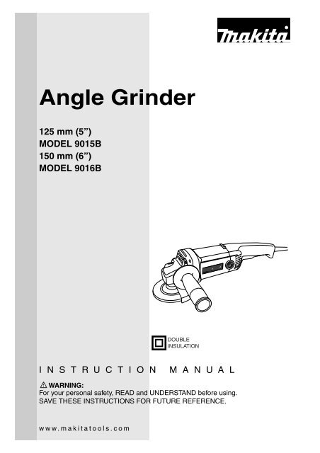 Makita - 9015B - 5" Electric Angle Grinder - JW Hire & Sales Ltd