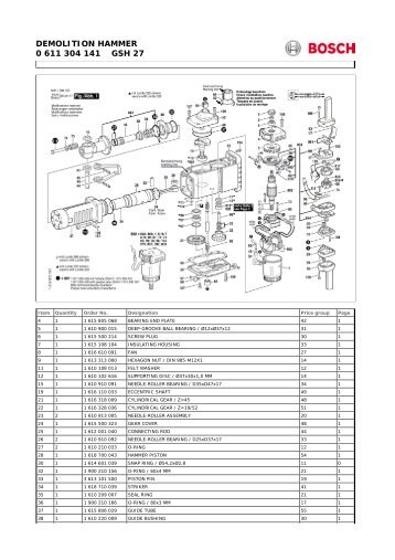 Bosch - GSH27 - Heavy Duty Electric Breaker