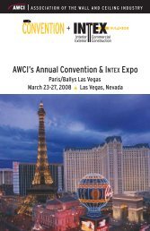 AWCI's Annual Convention & INTEX Expo