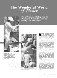 The Wonderful World of Plaster - AWCI