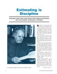 Estimating is Discipline - Interview with Harry Carter - AWCI