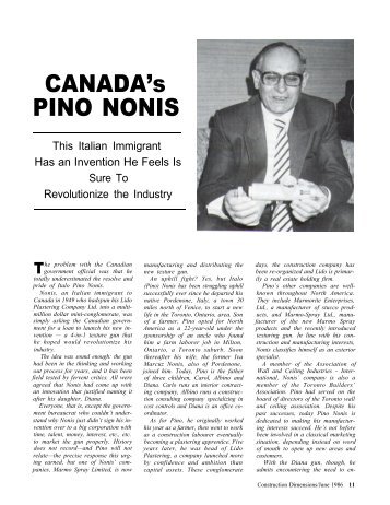 Canada's Pino Nonis - AWCI