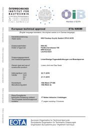 European technical approval ETA-10/0389 - Motek