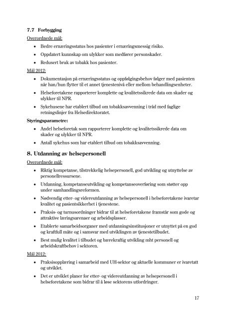 Oppdragsdokument 2012 Helse Midt-Norge RHF - Regjeringen.no