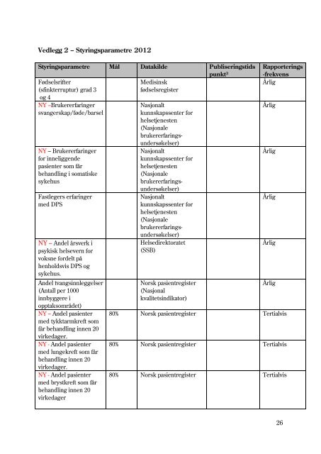 Oppdragsdokument 2012 Helse Midt-Norge RHF - Regjeringen.no