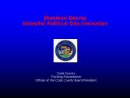 Cook County - Shakman Decree - Unlawful Political Discrimination ...