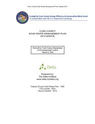 COOK COUNTY SOLID WASTE MANAGEMENT PLAN 2012 ...