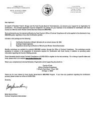 Cook County IL MBE/WBE Certification Application