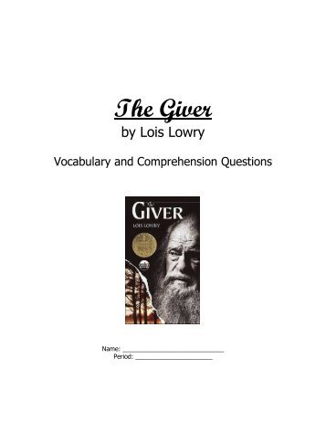 The Giver Vocabulary and Comprehension Questions