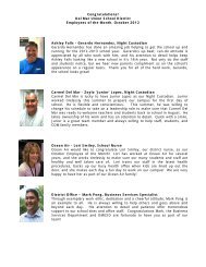 Del Mar Union School District Employees of the Month, October ...