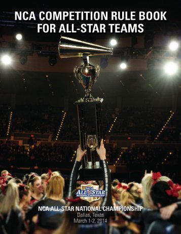 2014 All-Star Cheer Rule Book - National Cheerleaders Association ...