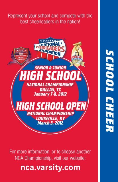 high school - National Cheerleaders Association