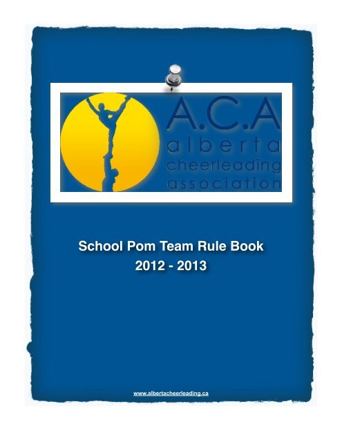 School Pom Rule Book 2012 - 2013 - JAMSpiritSites.com