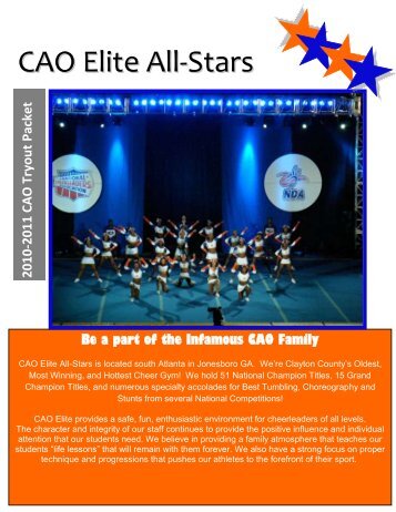 CAO Elite All-Stars - JAMSpiritSites.com