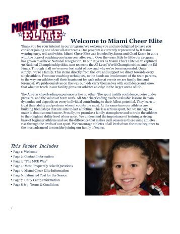 Welcome to Miami Cheer Elite - JAMSpiritSites.com