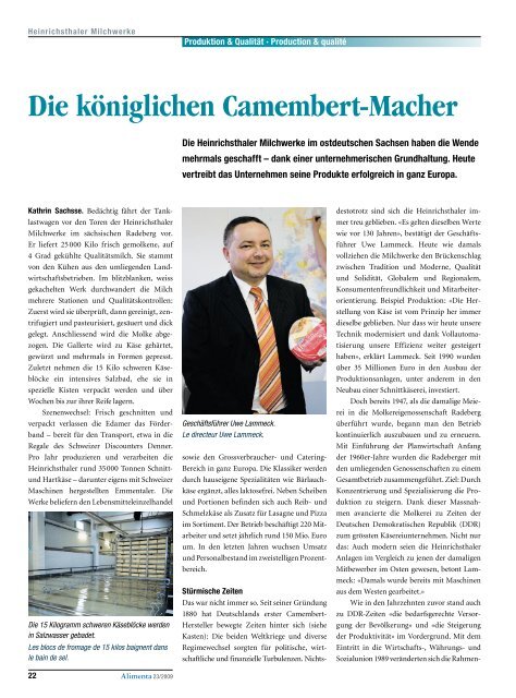 Die kÃ¶niglichen Camembert-Macher