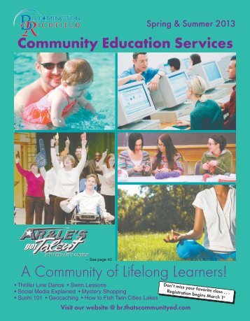 Spring Summer 2013 Catalog - Community Services - Bloomington ...