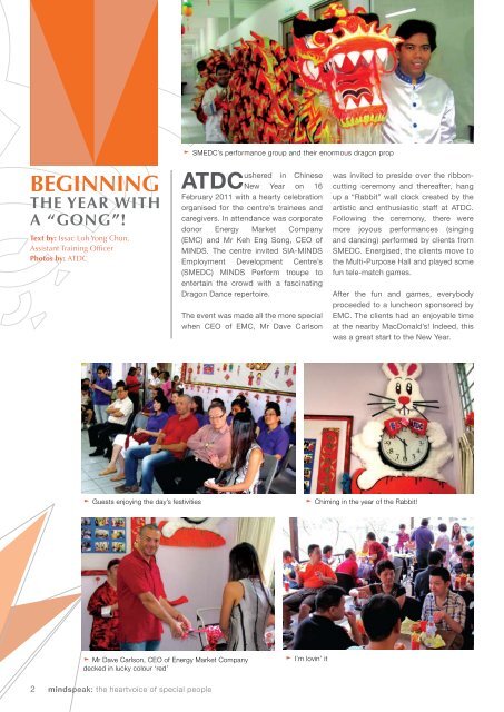 MICA (P) 129/02/2011 Issue No. 2/2011 - MINDS