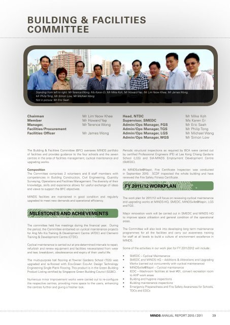 ANNUAL REPORT 2010 / 2011 - MINDS