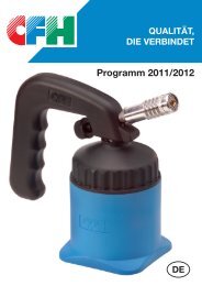 CFH-Programm_DE 2011/2012 -  (9,04 MB) - CFH Löt- und ...