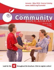 Community Education Brochure - Roseville Area Schools