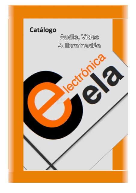 Catálogo Audio, Video & Iluminación