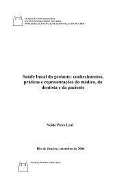 SaÃºde bucal da gestante: conhecimentos, prÃ¡ticas e ... - Fiocruz