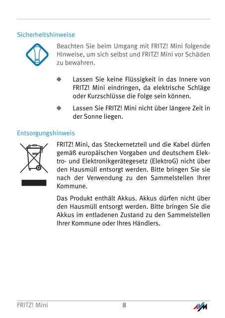 AVM FRITZ!Mini - Ihr kostenloser Internet-Telefonanschluss.