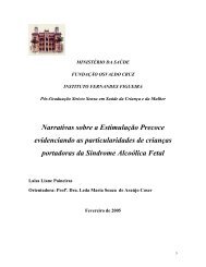 Narrativas sobre a EstimulaÃ§Ã£o Precoce evidenciando as ... - Fiocruz