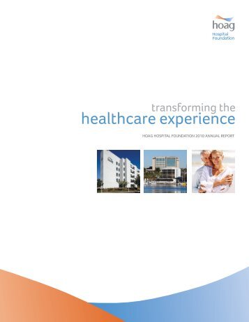 10 Annual Report - the Hoag Hospital Foundation