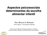 Aspectos psicossociais determinantes da escolha ... - IBFAN Brasil