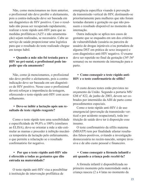 manual normativo (MinistÃ©rio da SaÃºde, 2005) - IBFAN Brasil