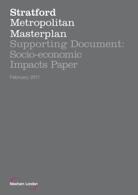 Stratford Masterplan: Socio-economic impact paper - Newham