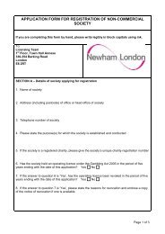 Register as a small society lottery (PDF) - Newham