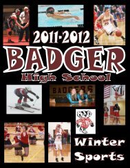 Winter Sports - Badger High School