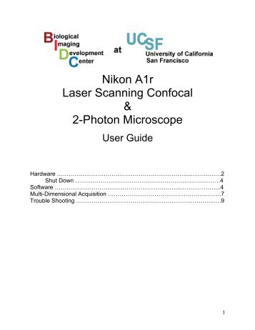 Nikon A1r Laser Scanning Confocal & 2-Photon Microscope
