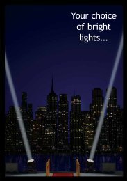 Your choice of bright lights... - Australian Spinal Research Foundation