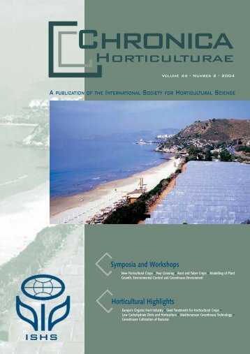 Number 2 - 2004 - Acta Horticulturae