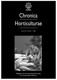 chronica nr1/2000 - Acta Horticulturae