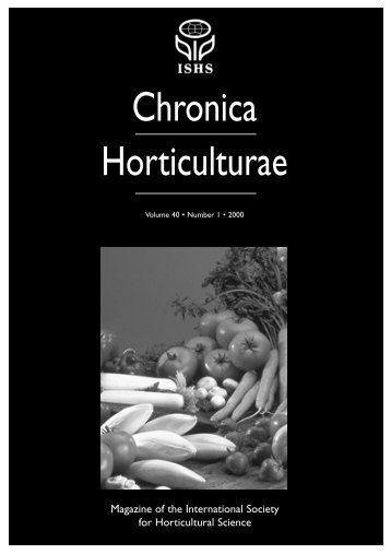 chronica nr1/2000 - Acta Horticulturae