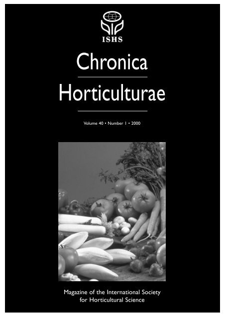 chronica nr1/2000 - Acta Horticulturae