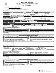 Provider Outreach Referral Form