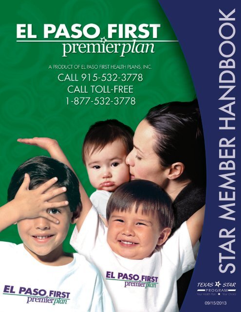 Premier Plan Member Handbook - El Paso First Health Plans, inc.