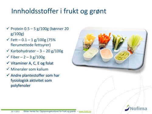 GrÃ¸nnsaker og helse - Helseetaten